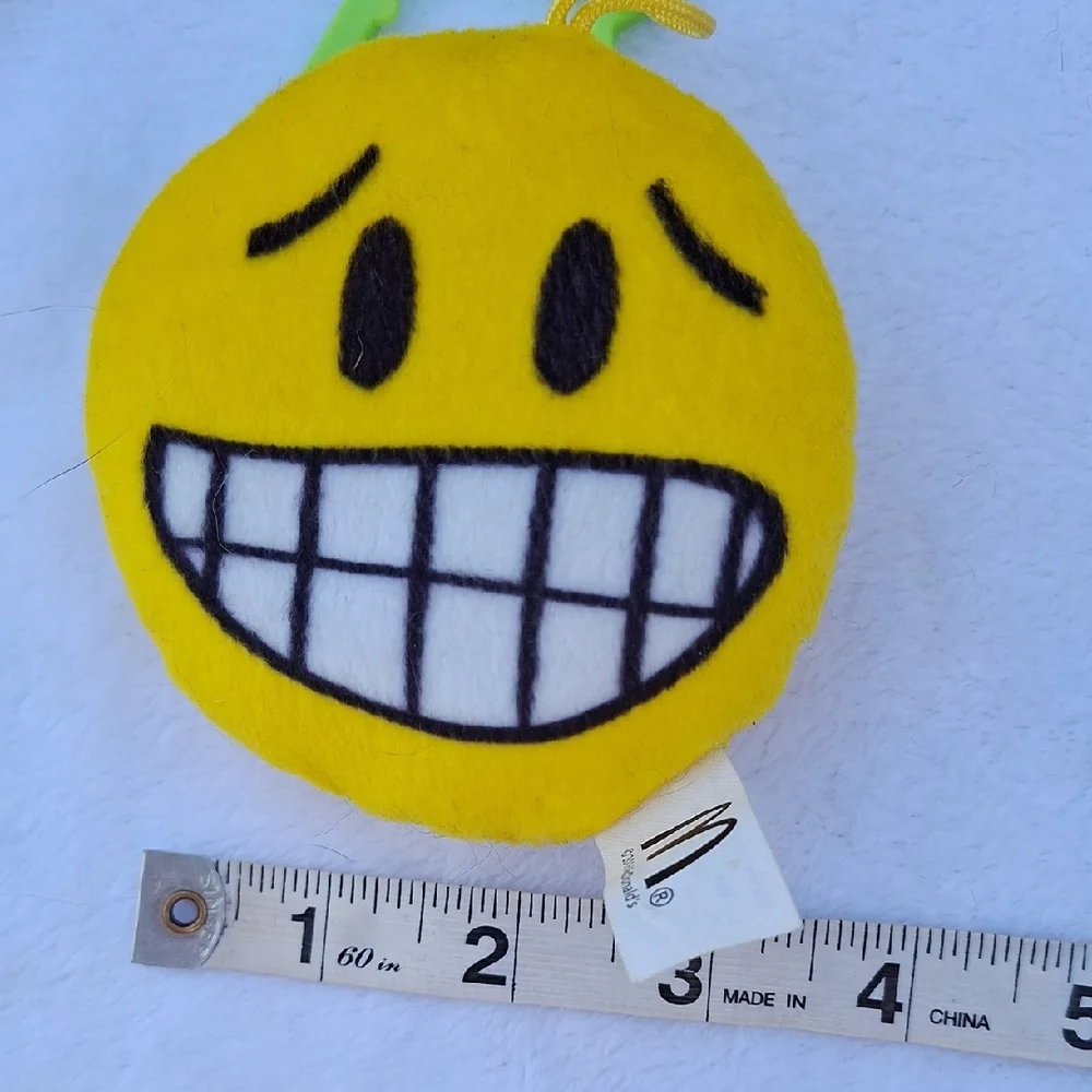 McDonald's Yellow and White Emoji Keychain